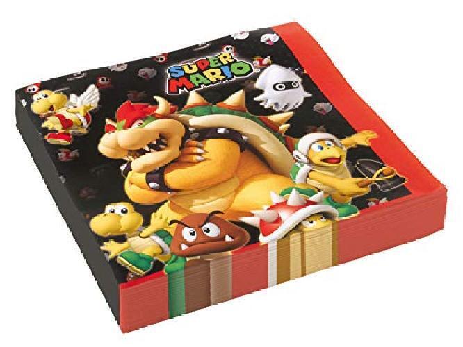Tovagliolo 33 x 33 cm Supermario