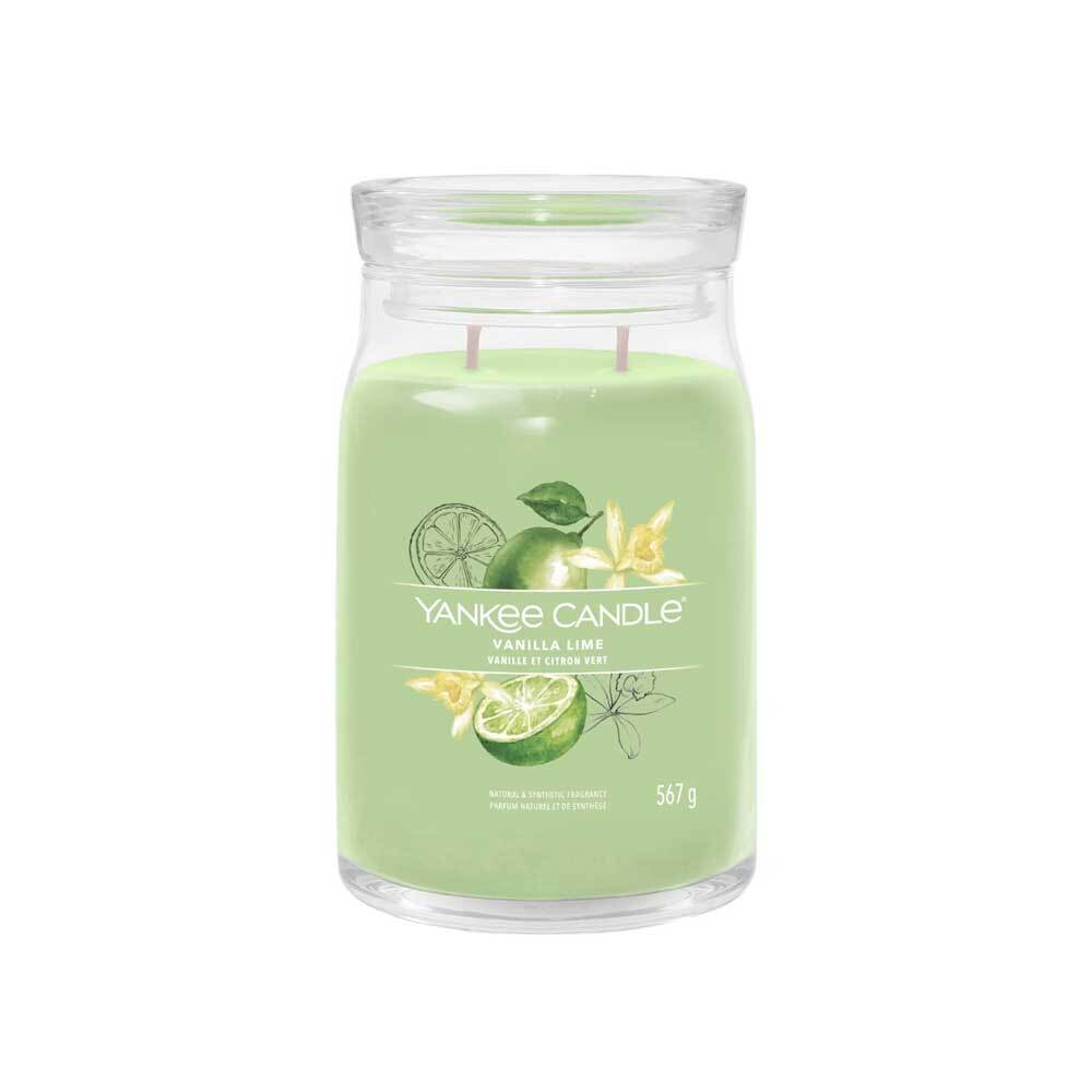 YANKEE CANDLE CANDELA GRANDE SIGNATURE VANILLA LIME