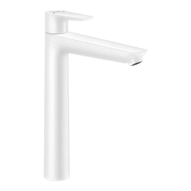 Miscelatore Lavabo Hansgrohe Talis E 240 Monocomando con salterello Bianco Opaco