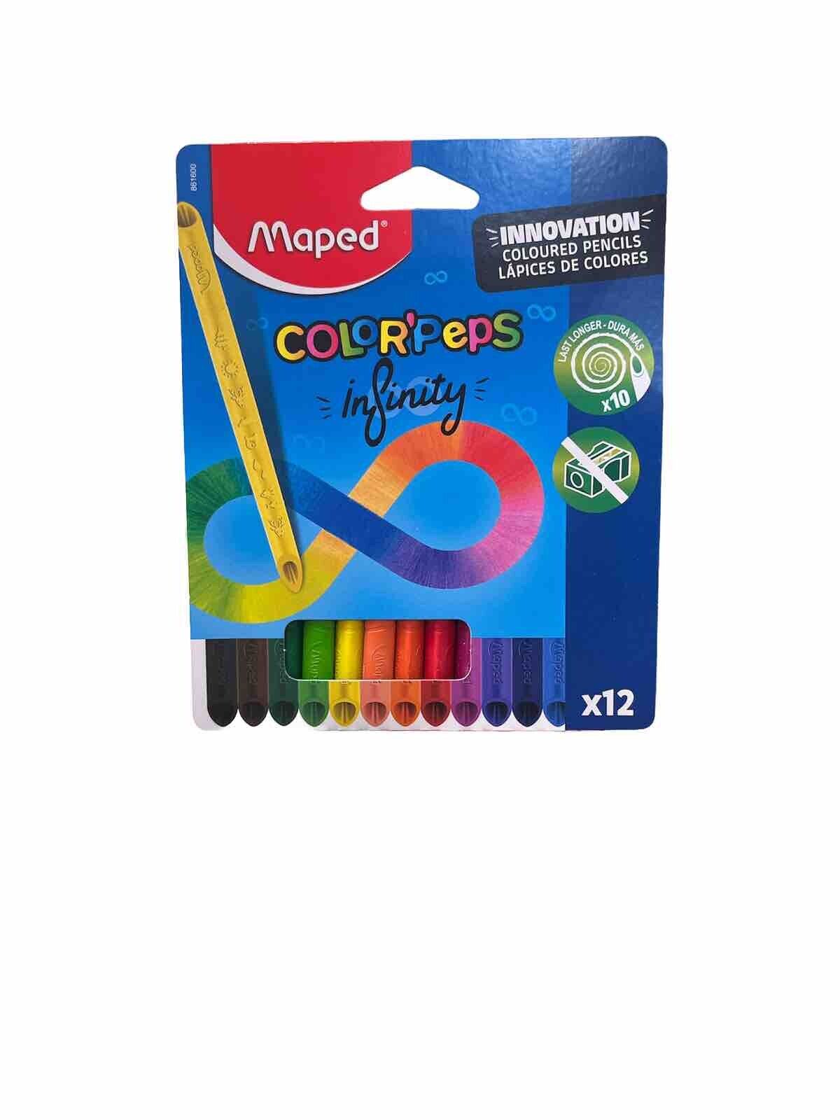 Colori A Pastello Maped Infinity Colori Infiniti 12 Pz