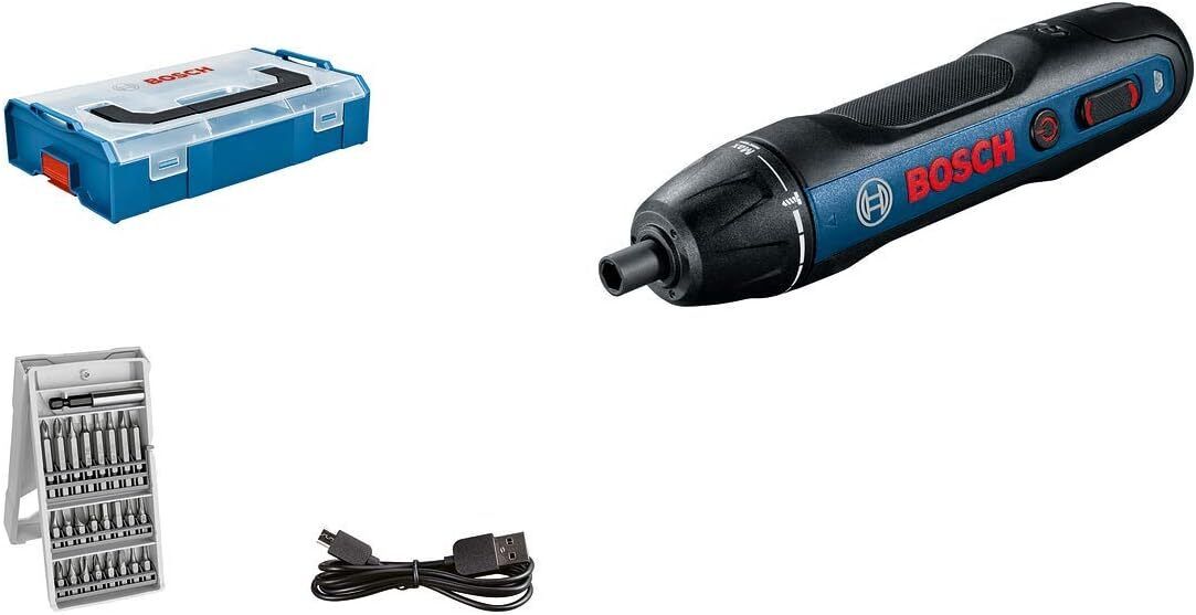 Bosch Professional Avvitatore a Batteria Go (Incl. Set di Punte 25...