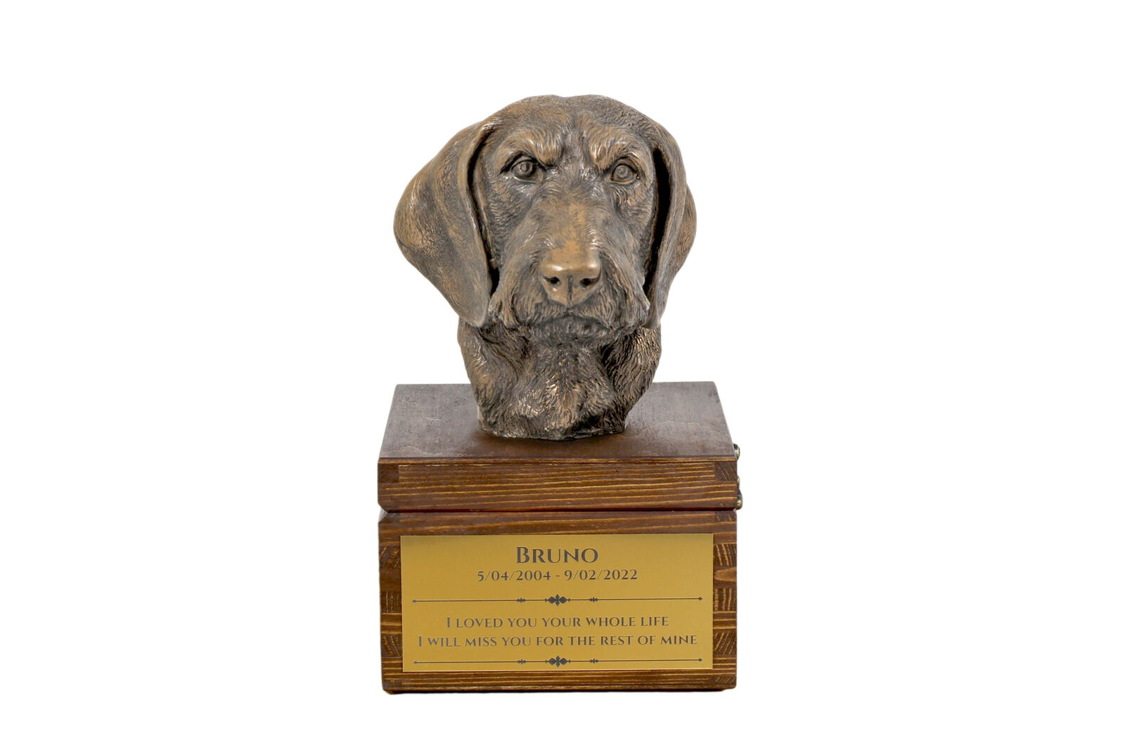 Dachshund Rauhhaar Marrone Urna Art-Dog