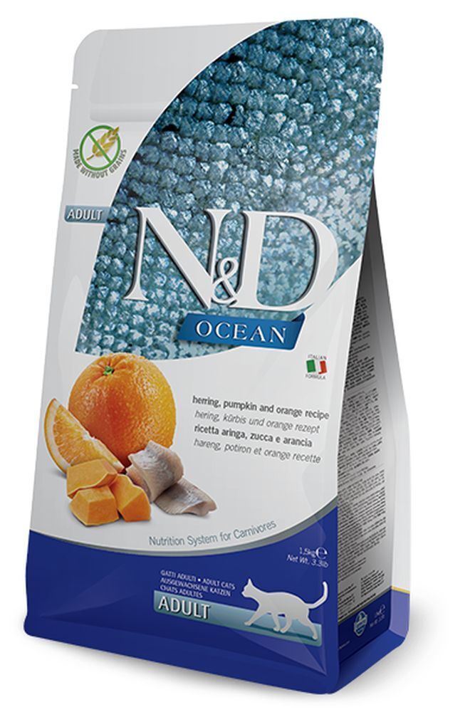 Farmina Gatto N&D Ocean 300 gr Aringhe Arancia e Zucca