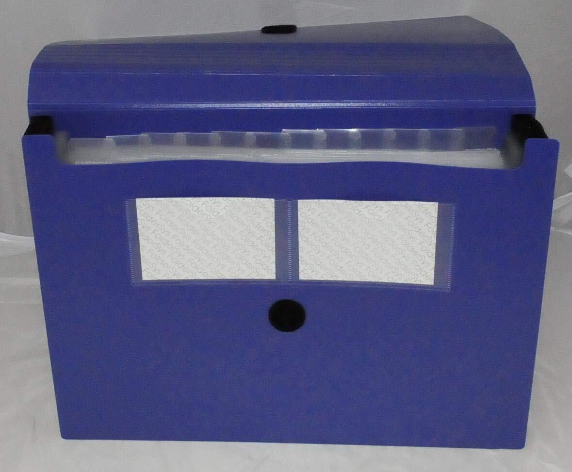 FolderSys 70006-47 Expanding File Folders Blue
