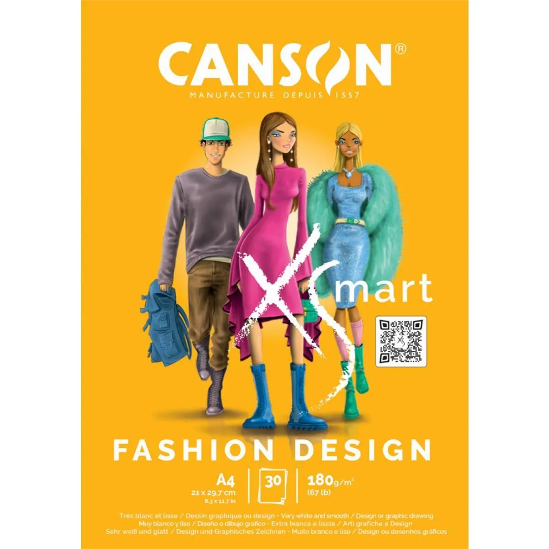 Blocco Xsmart 21x29,7 Cm (a4) Fashion Design | Canson