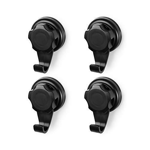 Compactor Set 4 Ganci Grandi, Nero, Large