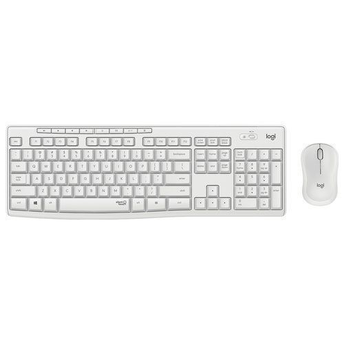 Tastiera e mouse Logitech 920 009821 MK SERIES Mk295 Silent Combo Whit