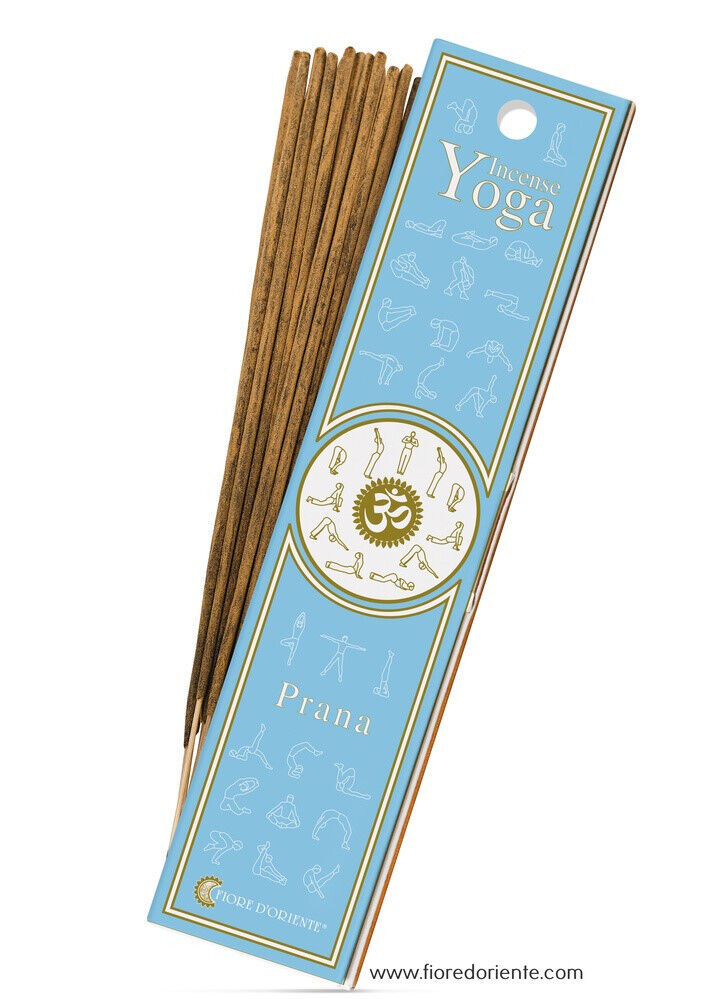 Prana Yoga Incense, Incenso Naturale, 10 Bastoncini