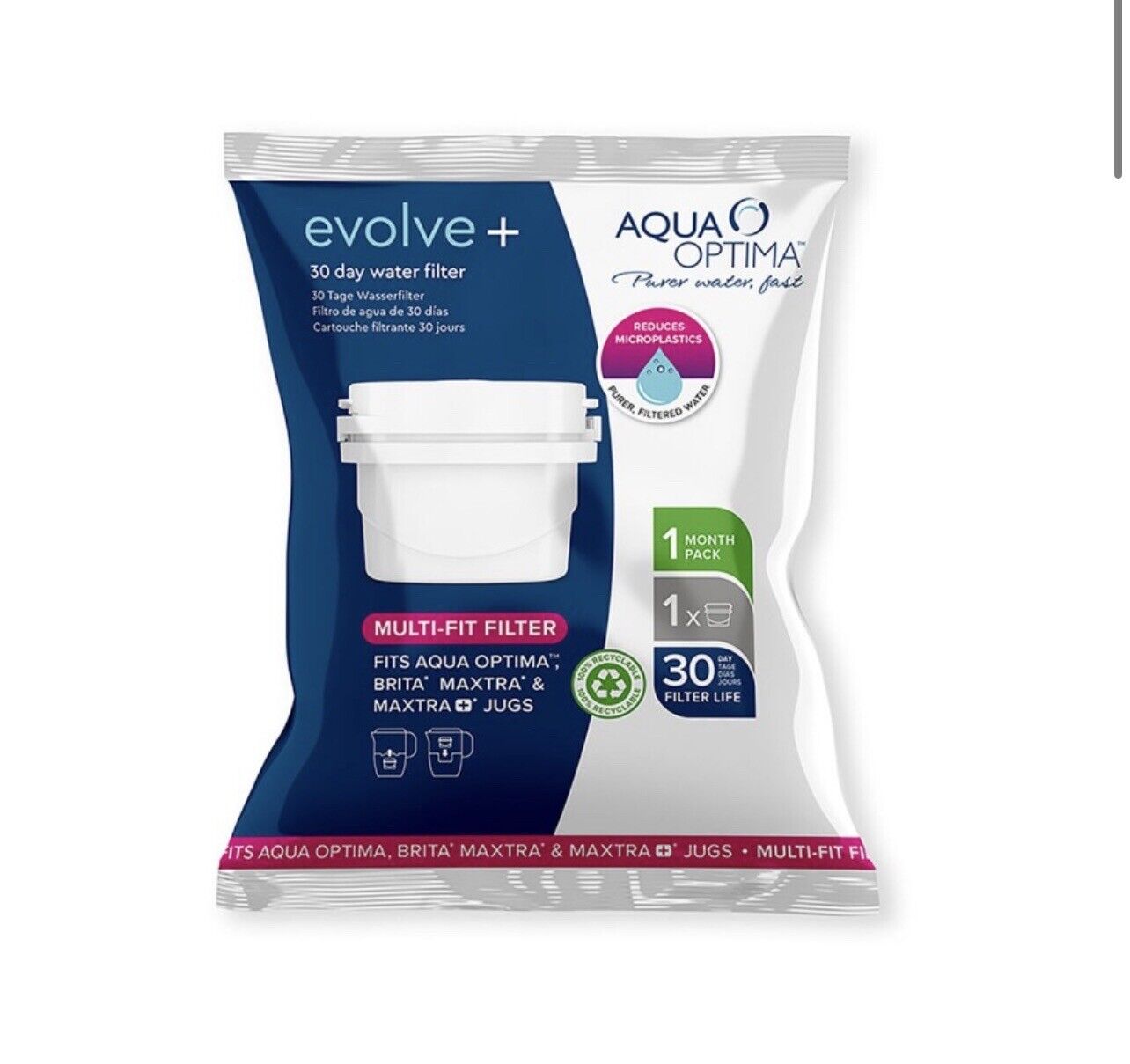 Filtro per brocca filtrante Aqua Optima Single Life Evolve