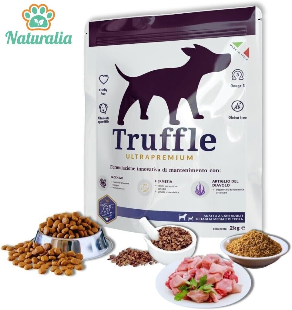 TRUFFLE - CROCCHETTE ULTRAPREMIUM con TACCHINO E HERMETIA - Gluten Free - 2 Kg