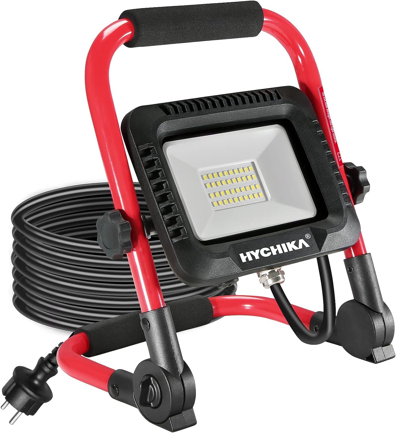 Faretto da Cantiere 30W, HYCHIKA IP65 Impermeabile, Faro LED Portátil con...
