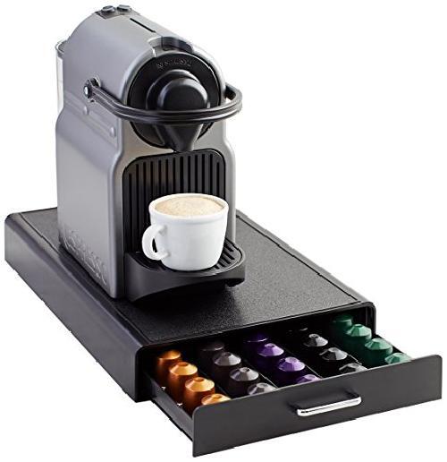 Amazon Basics   Cassetto per capsule per Nespresso, capacità: 50 capsule