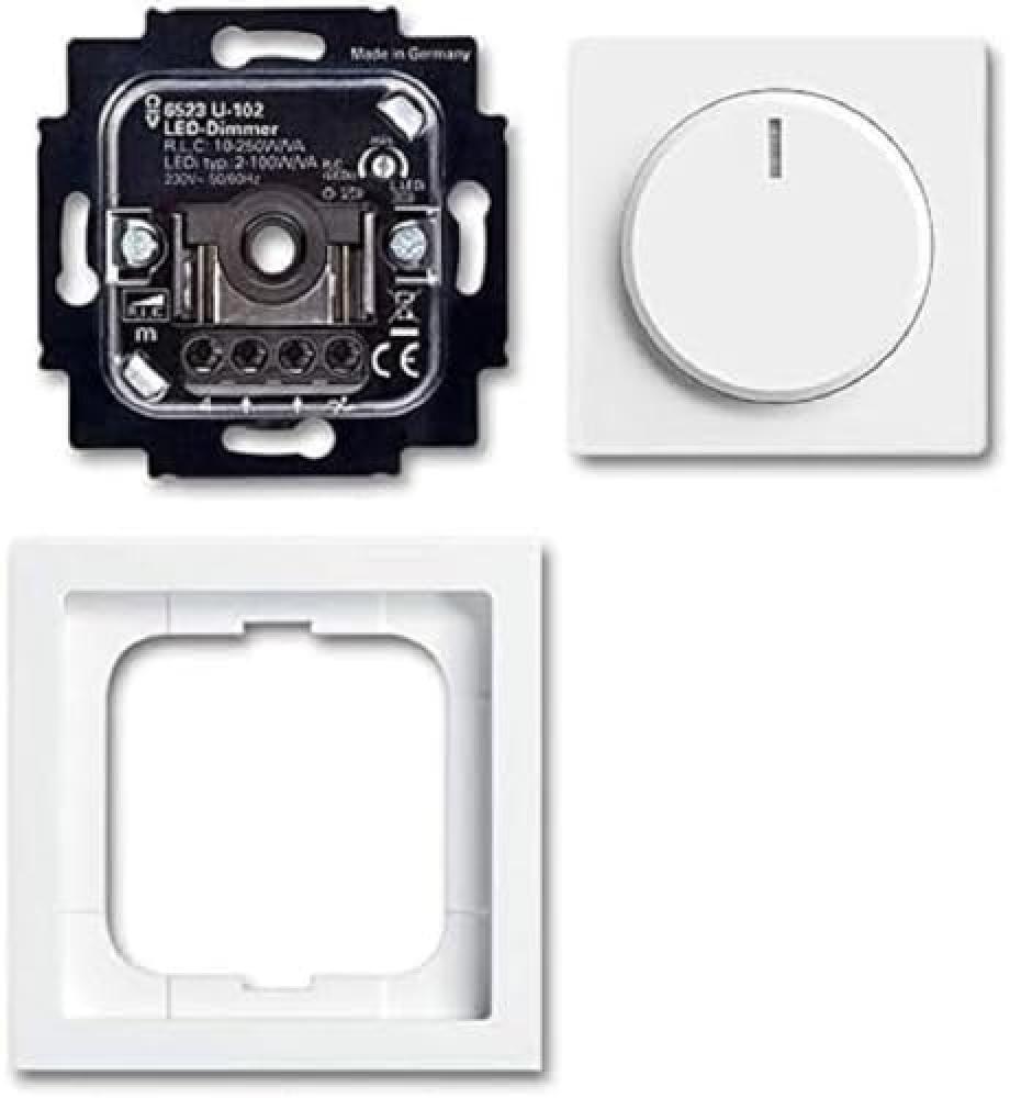 Busch-Jaeger Dimmer rotativo 6523 UJ-84-102 UP bianco alpino Dimmer 401139526383