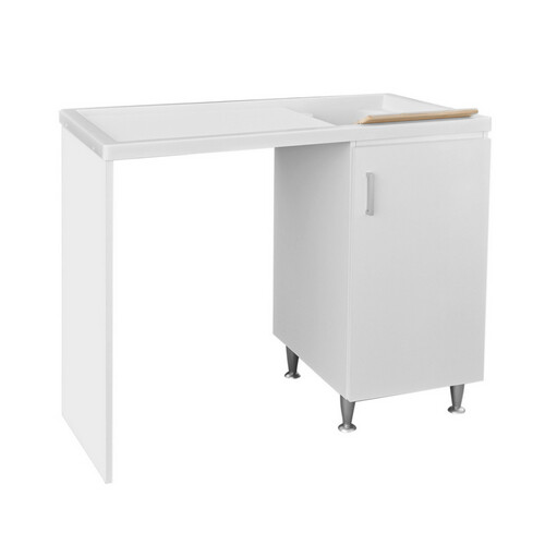 MOBILE IN LEGNO CON LAVATOIO + COPRILAVATRICE MOD. IDEX 60 x 108 x H.90 cm DH