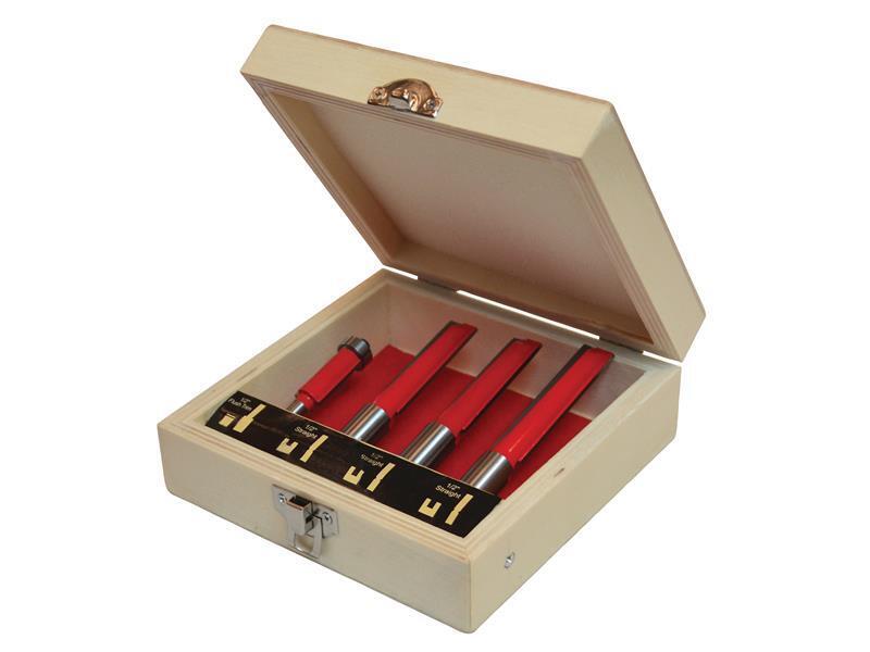 Faithfull Punta Del Router Set per Piano di Lavoro Jig, 4 Pezzi FAIRBSKWJ