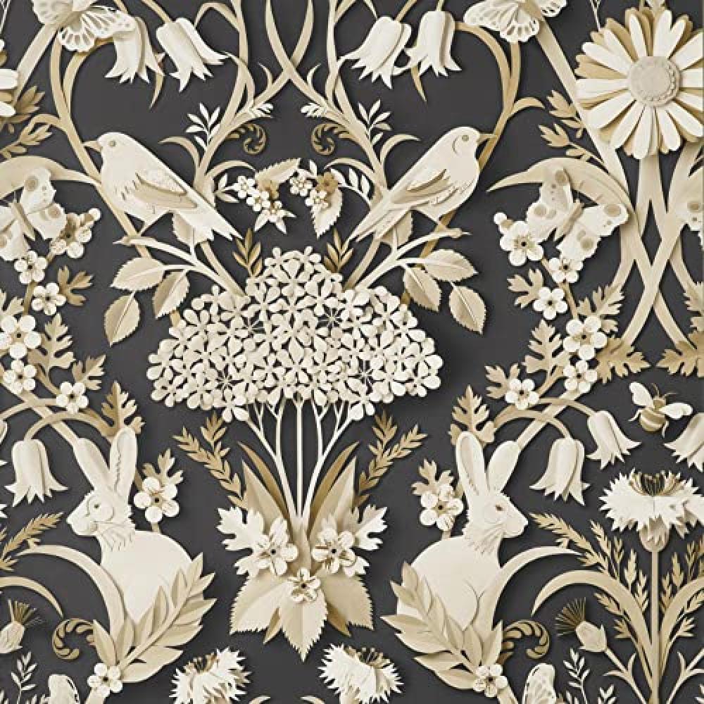 Fine Decor UK Woodland Charcoal - NUOVO