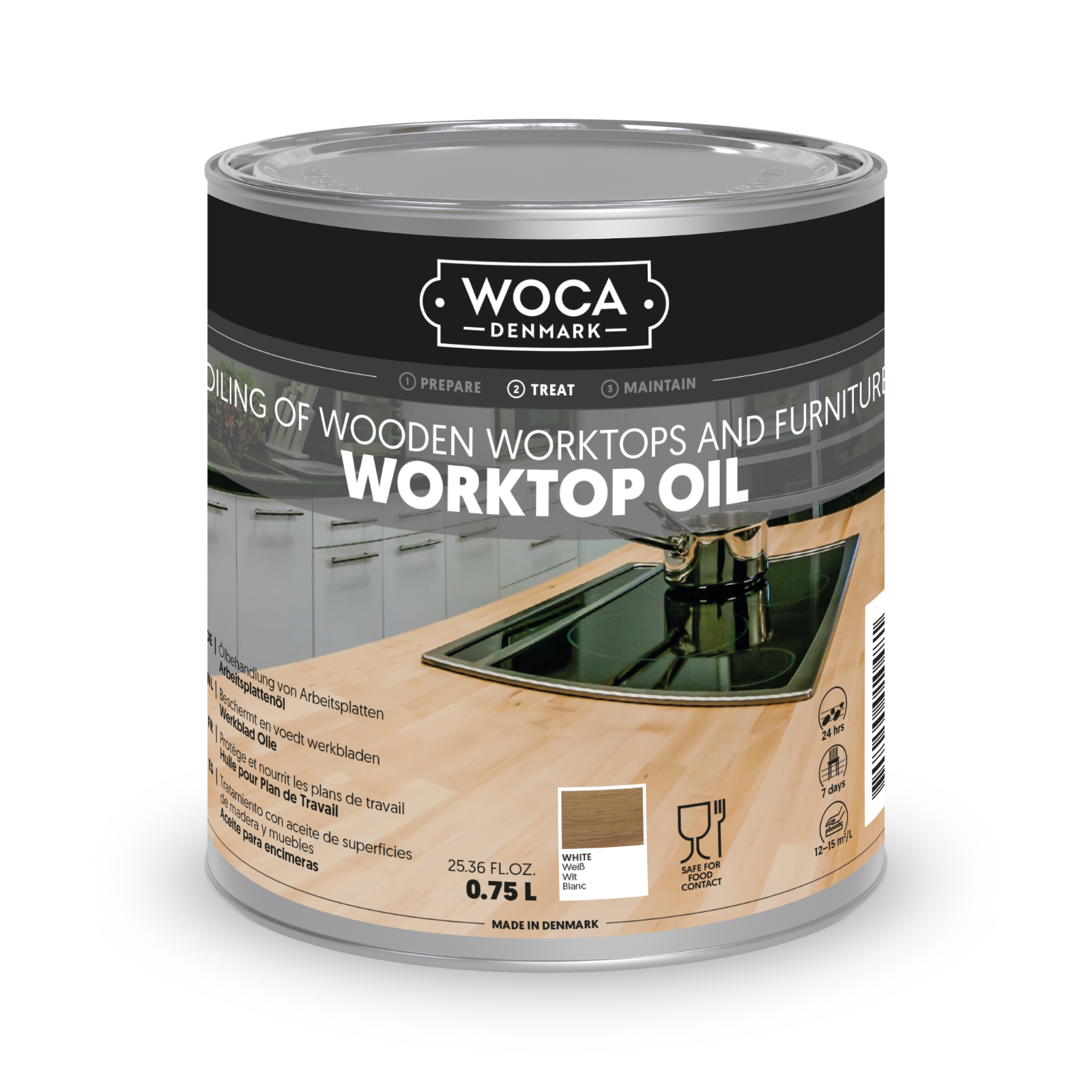 Woca Worktop Oil - WHITE