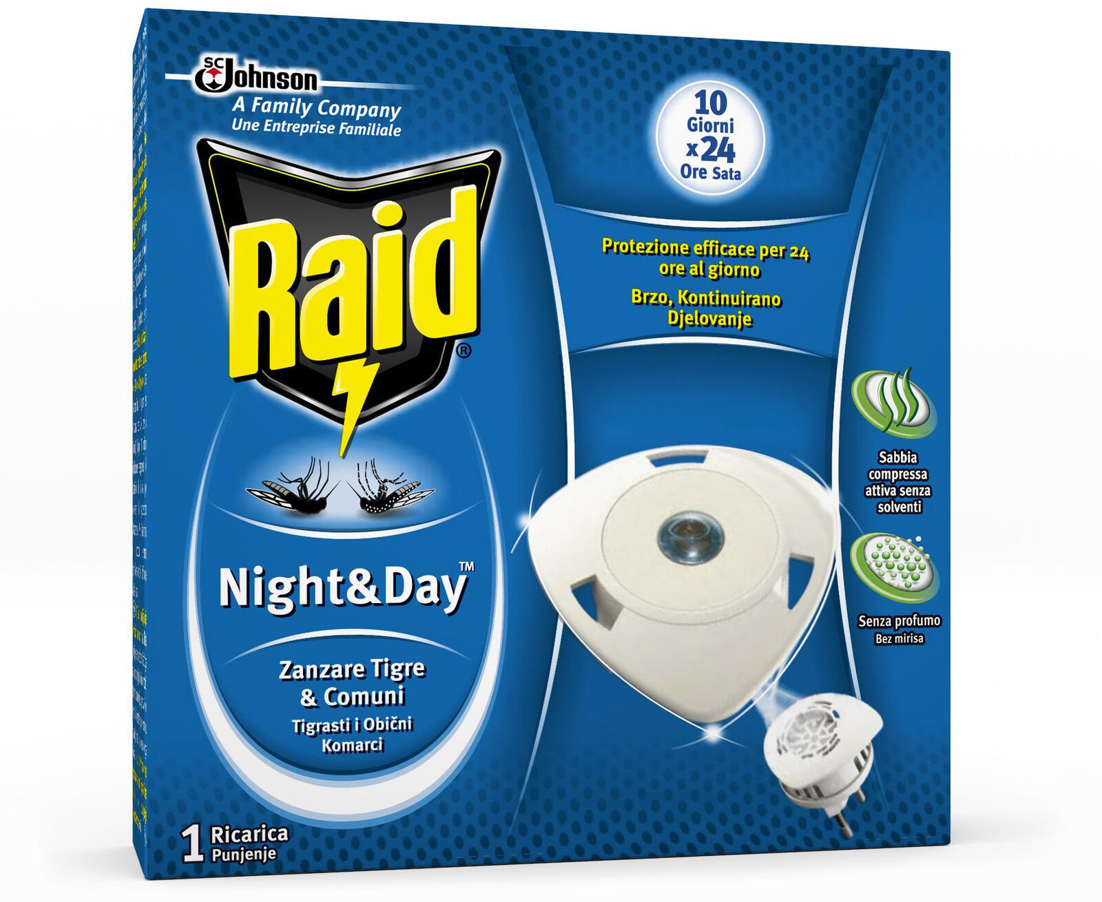 3767   Q.TA'. 12 ANTIZANZARE RAID NIGHT  DAY 1 RICARICA