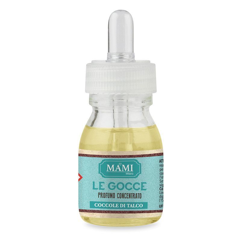 MAMI MILANO GOCCE PROFUMO CONCENTRATO 30 ML PER SFERE DI LANA - COCCOLE DI TALC