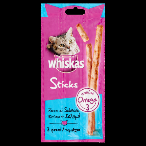 Whiskas Cat Sticks Salmone 18gr