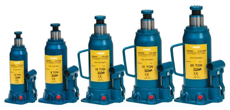 CRICCO MARTINETTO IDRAULICO A BOTTIGLIA 20 T TON FERVI 0062/20