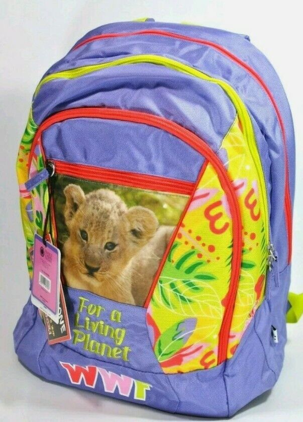 Zaino organizzato WWF GIRL scuola WWF ITALIA Onlus scuola Panini