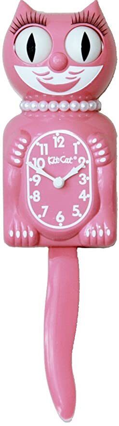 KIT CAT CLOCK MINI MKC-8 PINK