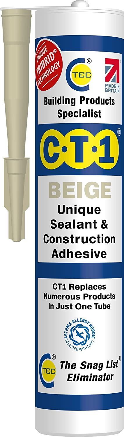 CT1 Sigillante beige e tubo adesivo per praticamente tutti i materiali (1)