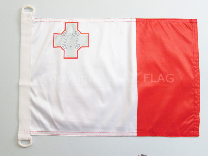 BANDIERA NAVALE MALTA 45x30cm - BANDIERA MARITIMA MALTESE 30 x 45 cm speciale na