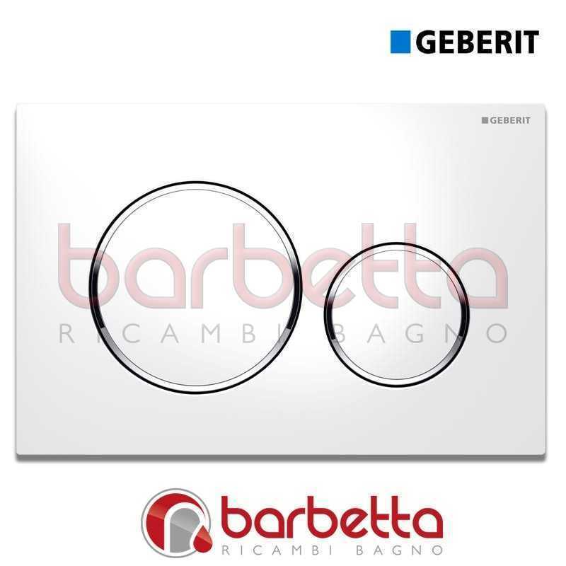 PLACCA RICAMBIO GEBERIT SIGMA20 DOPPIO TASTO BIANCO/CROMO 115.882.KJ.1