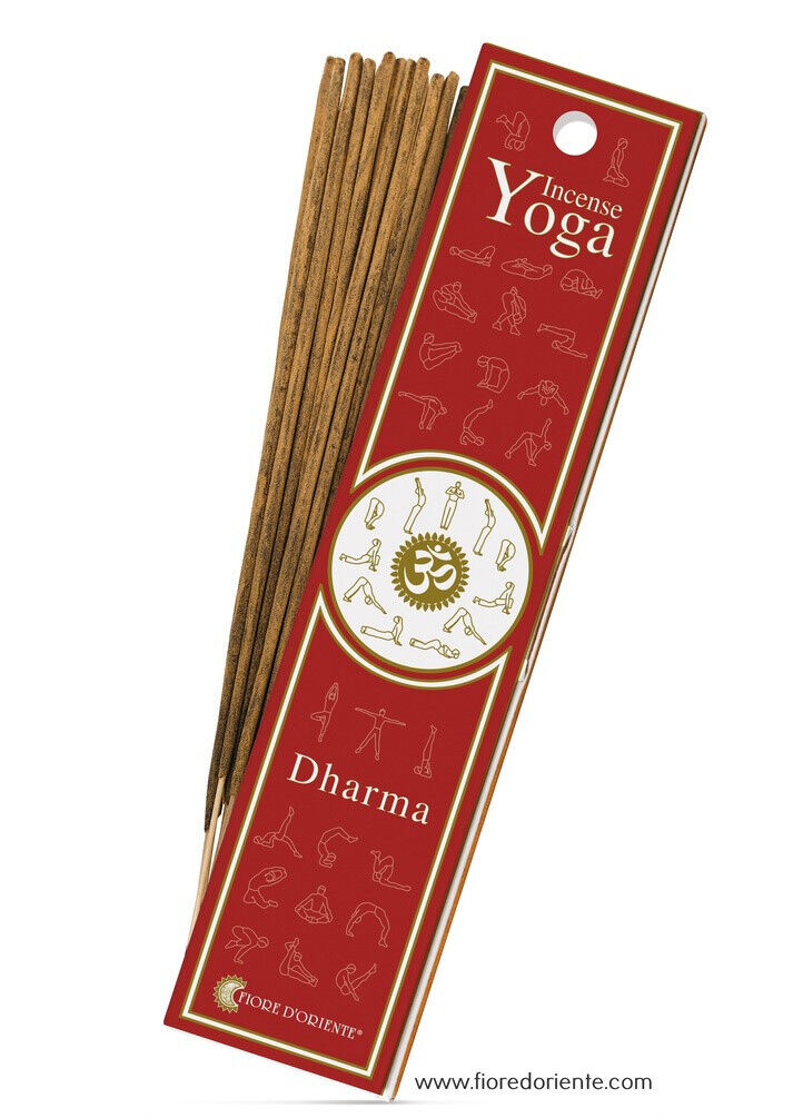 Dharma Yoga Incense, Incenso Naturale, 10 Bastoncini
