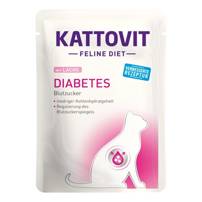 Kattovit diabete salmone busta 85g
