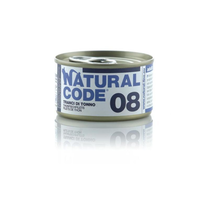 Natural code 08 tranci di tonno 85gr