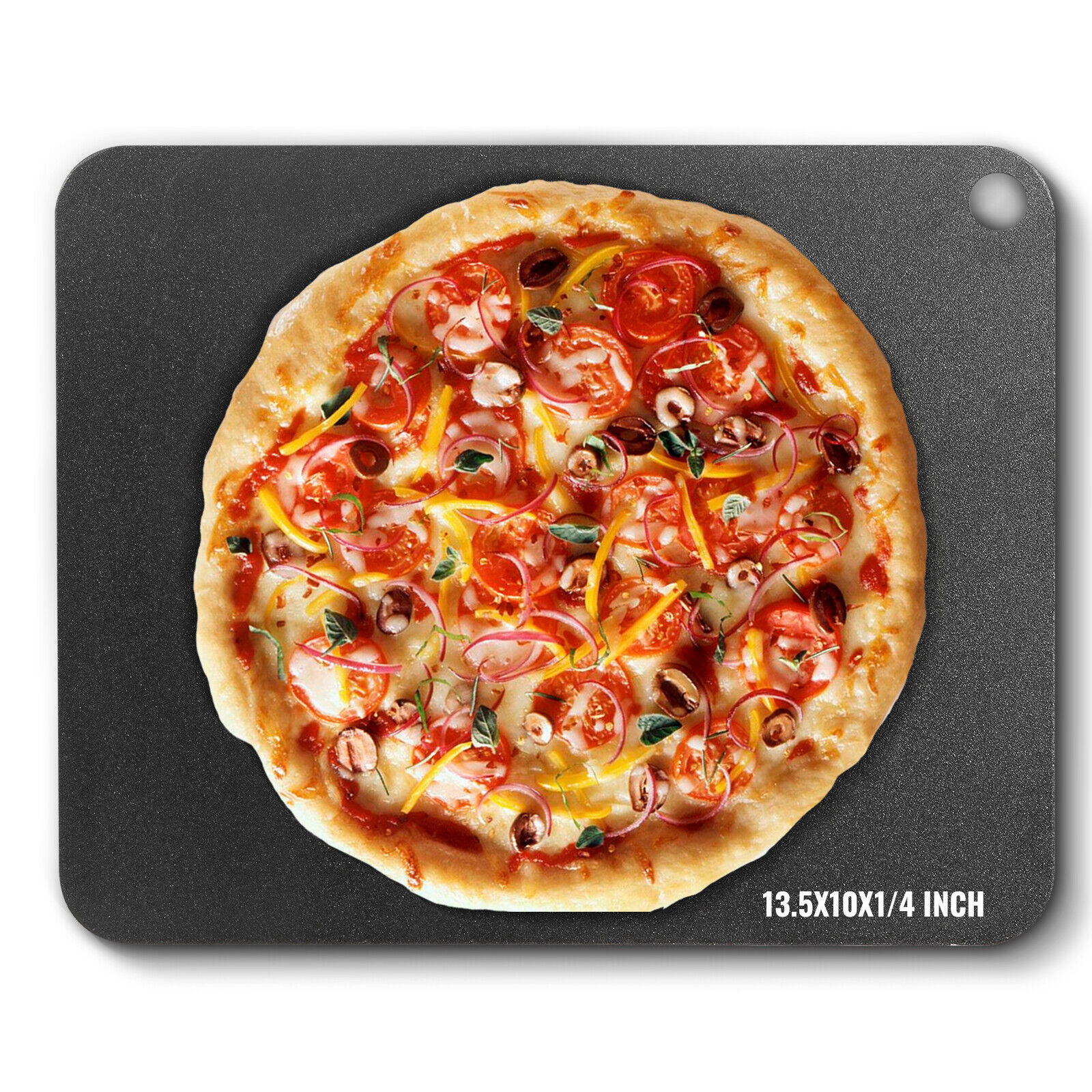 VEVOR Pietra 340x250x6mm da Forno Pizza Pietra Refrattaria Acciaio al Carbonio