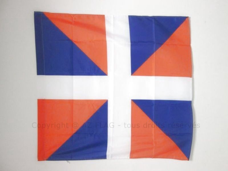 BANDIERA FANTERIA IMPERIO FRANCESE DI PERCHE 90x90cm - BANDIERA DI PERCHE 90 x 9