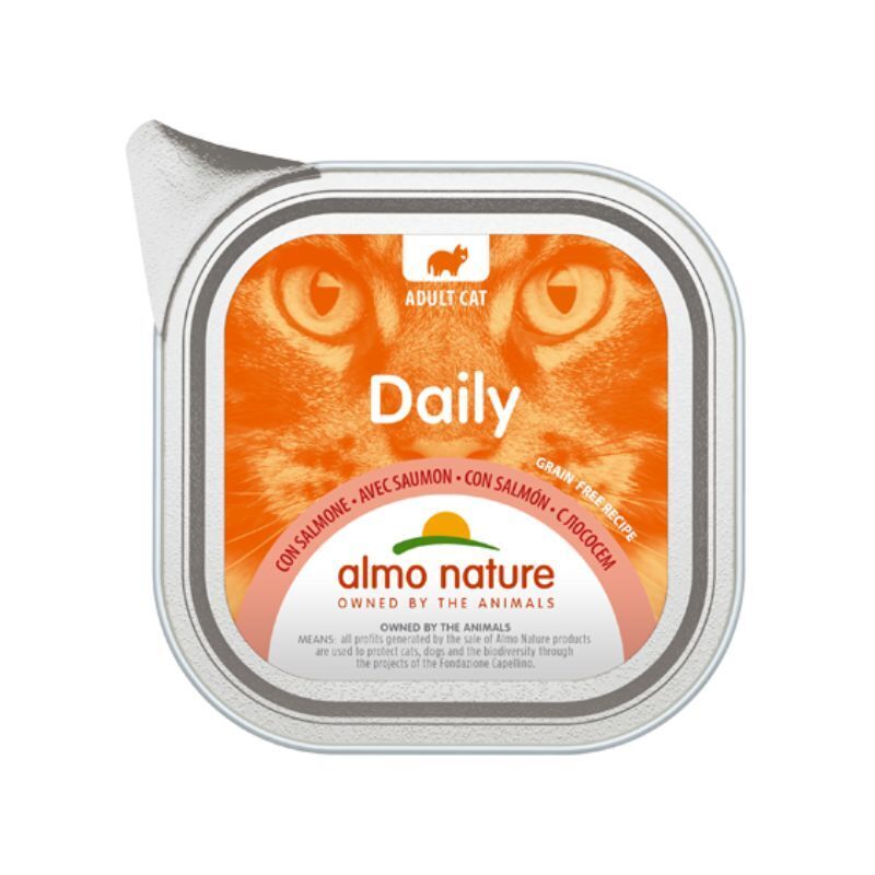 Almo nature cat daily salmone 100gr