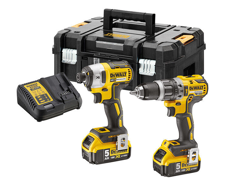 DEWALT DCK266P2T XR senza Spazzola Pacco Doppio 18V 2 X 5.0Ah Ioni DEWDCK266P2T