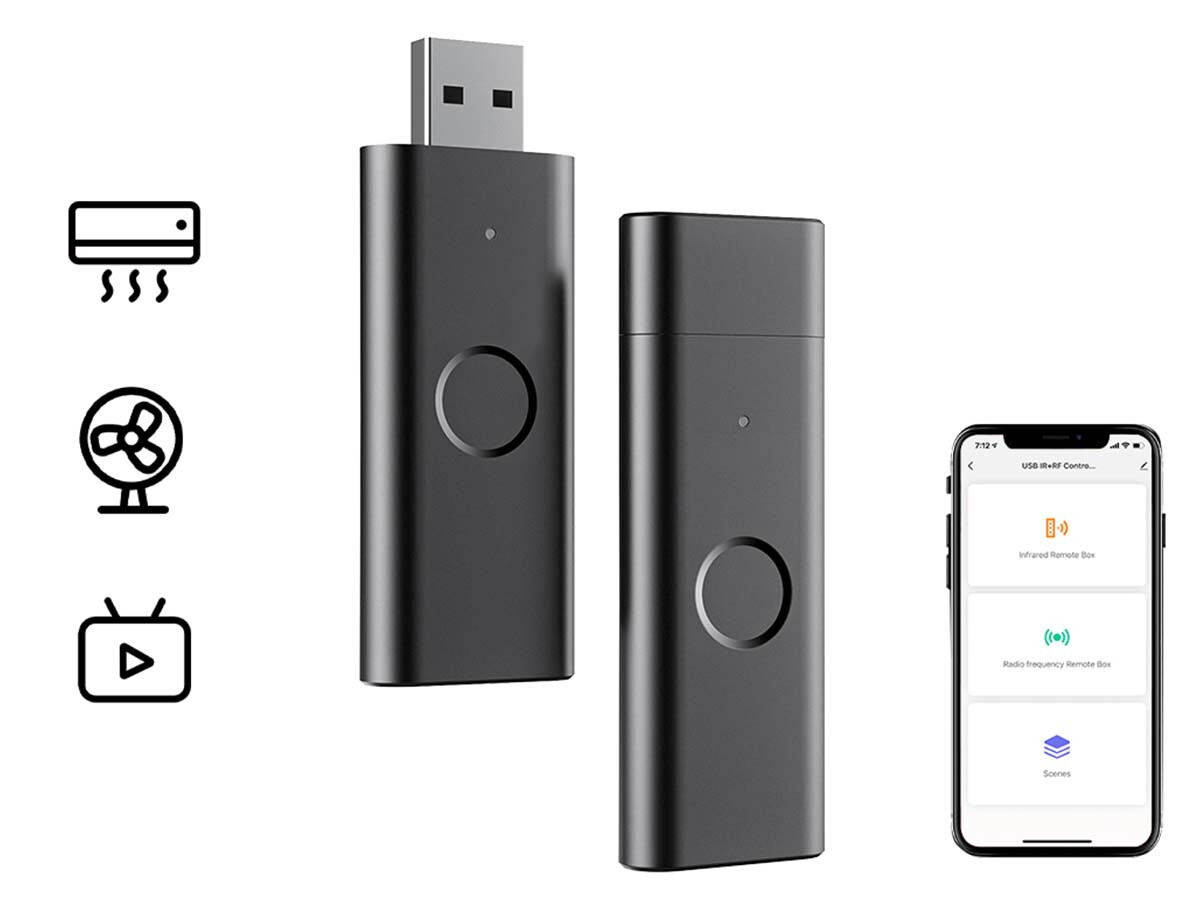 Telecomando USB Smart Controller Remote WiFi Universale IR RF 433MHz Compatibile