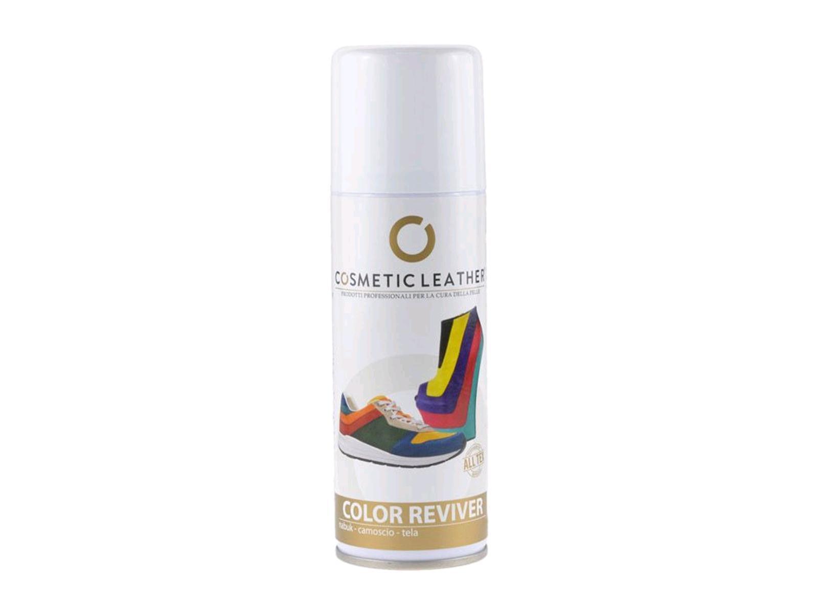 Spray per ravvivare il colore di scarpe e accessori in camoscio e nabuk grigio