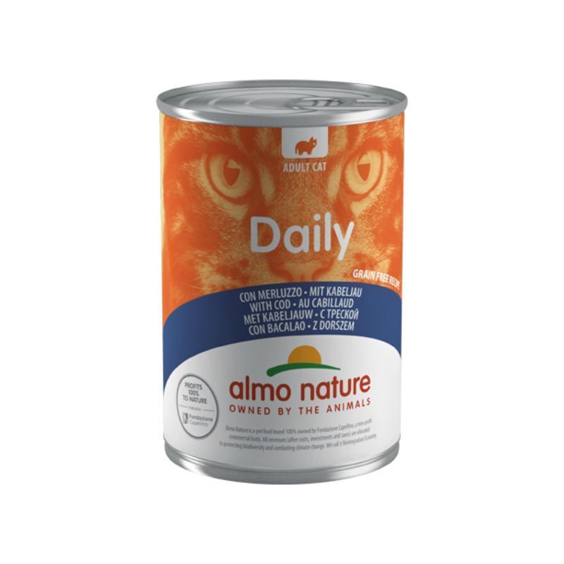 Almo nature cat daily merluzzo 400gr
