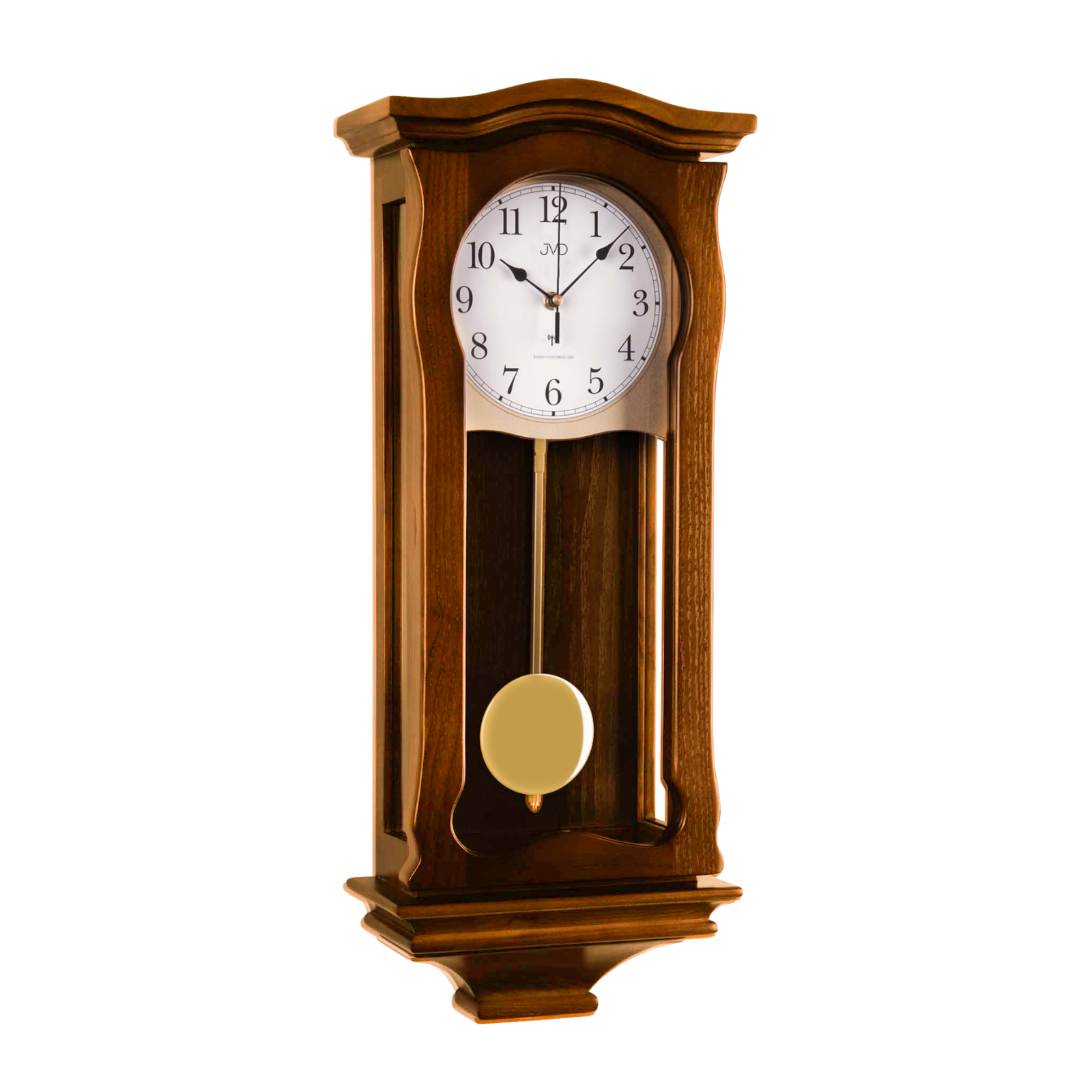 R19 Orologio a pendolo da parete in legno radiocontrollato suoneria wenstminster