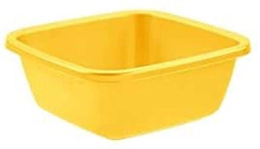 BACINELLA QUADRA 38 x 38 h.15 cm / 14 lt - ambra - TONTARELLI - DF 8410896