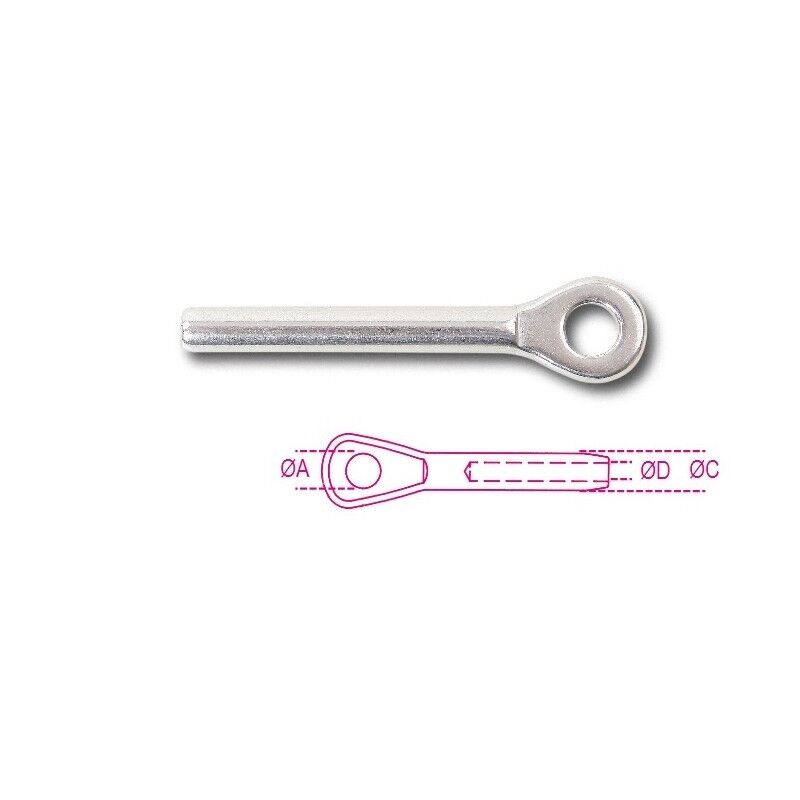 TERMINALI AD OCCHIO INOX AISI 316 MM4 8286