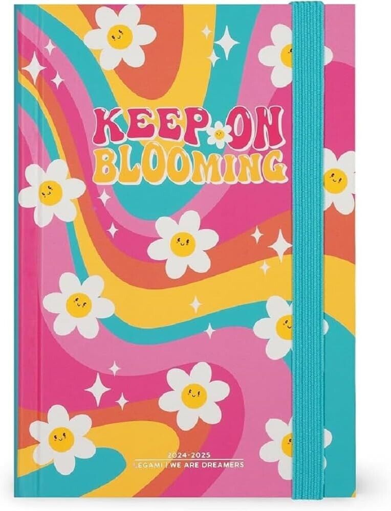 AGENDA GIORNALIERA 16 MESI 2024 2025 LEGAMI DAISY margherite medium cm 18x12 DAY
