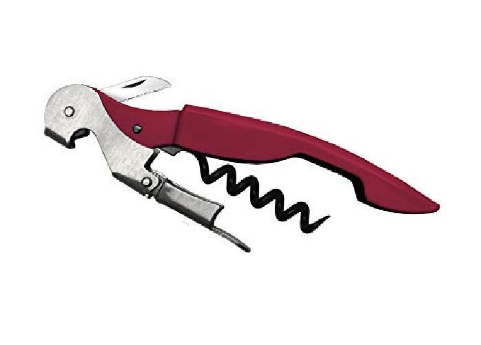 VIN BOUQUET FID 638 Cavatappi Professionale 2 Tempi con Teflon, 18/8 Stainless S