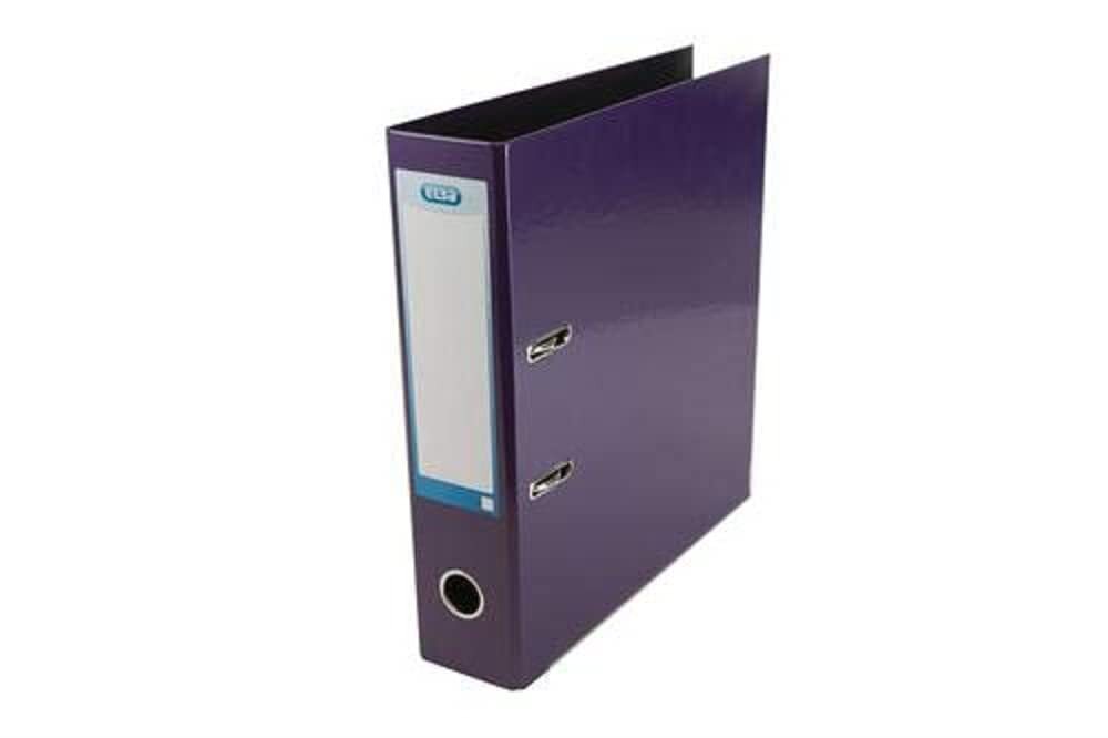 Elba Lever Arch File, A4, 70mm Spine, Laminated Paper On Board, Purple