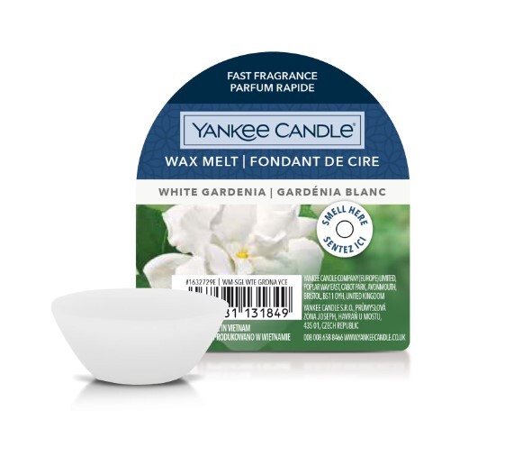 YANKEE CANDLE WHITE GARDENIA - CERA DA FONDERE