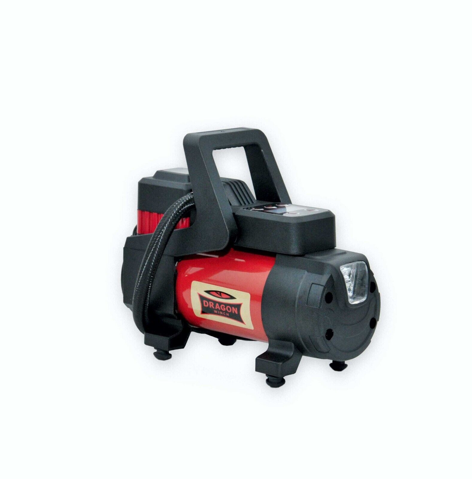 DRAGON WINCH Compressore portatile con LED 12V | 10.3 BAR | 35 l/min + accessori