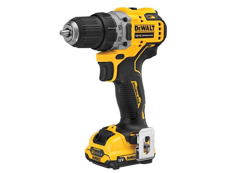 DEWALT DCD701D2 XR senza Spazzola Sub-Compact Trapano Avvitatore 12V 2 X 2.0Ah