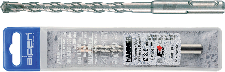 PUNTA CEMENTO SDS PLUS F4 ALPEN MM 12X450 - CF. IN BLISTER